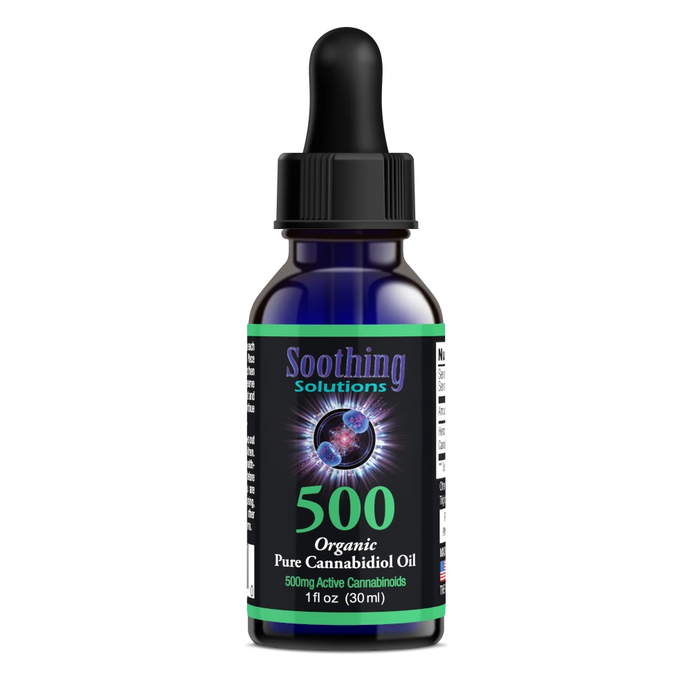 Soothing Solutions 500mg Pure CBD Tincture