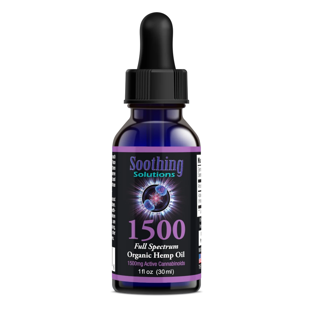 Soothing Solutions 1500MG FULL SPECTRUM CBD TINCTURE