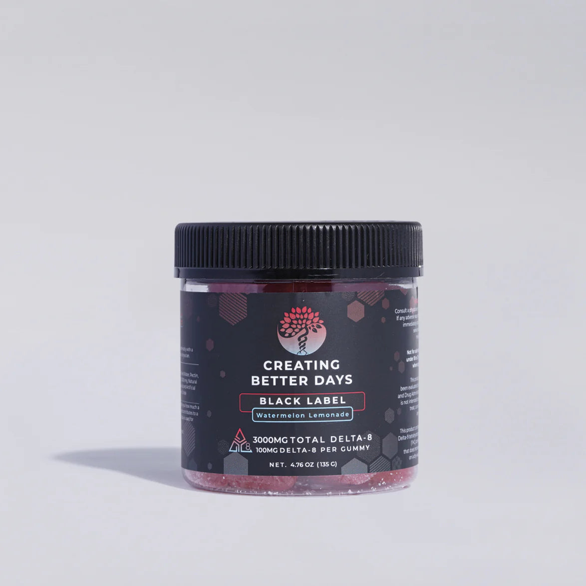 3000MG DELTA-8 GUMMIES - BLACK LABEL | CREATING BETTER DAYS