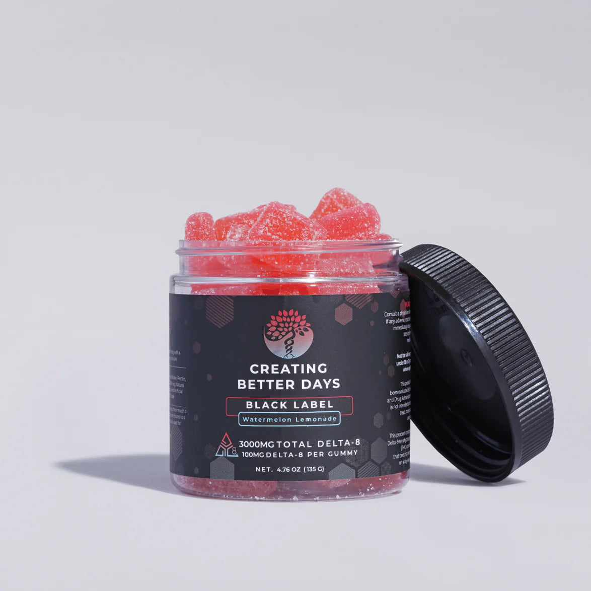 3000MG DELTA-8 GUMMIES - BLACK LABEL | CREATING BETTER DAYS