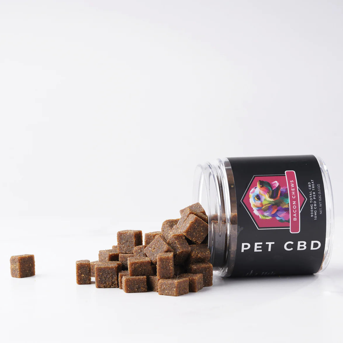 900MG • BACON CHEWS •CBD DOG TREATS