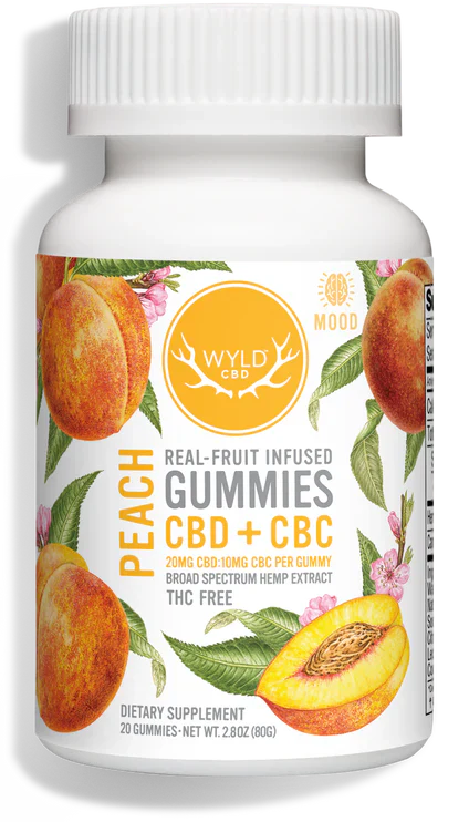 CBD + CBC Peach Gummies