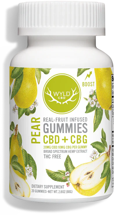 CBD + CBG Pear Gummies