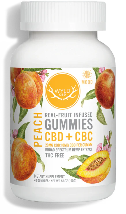 CBD + CBC Peach Gummies