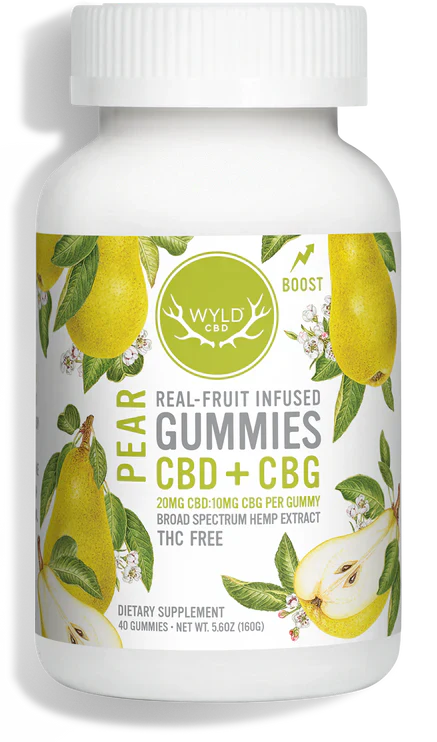 CBD + CBG Pear Gummies