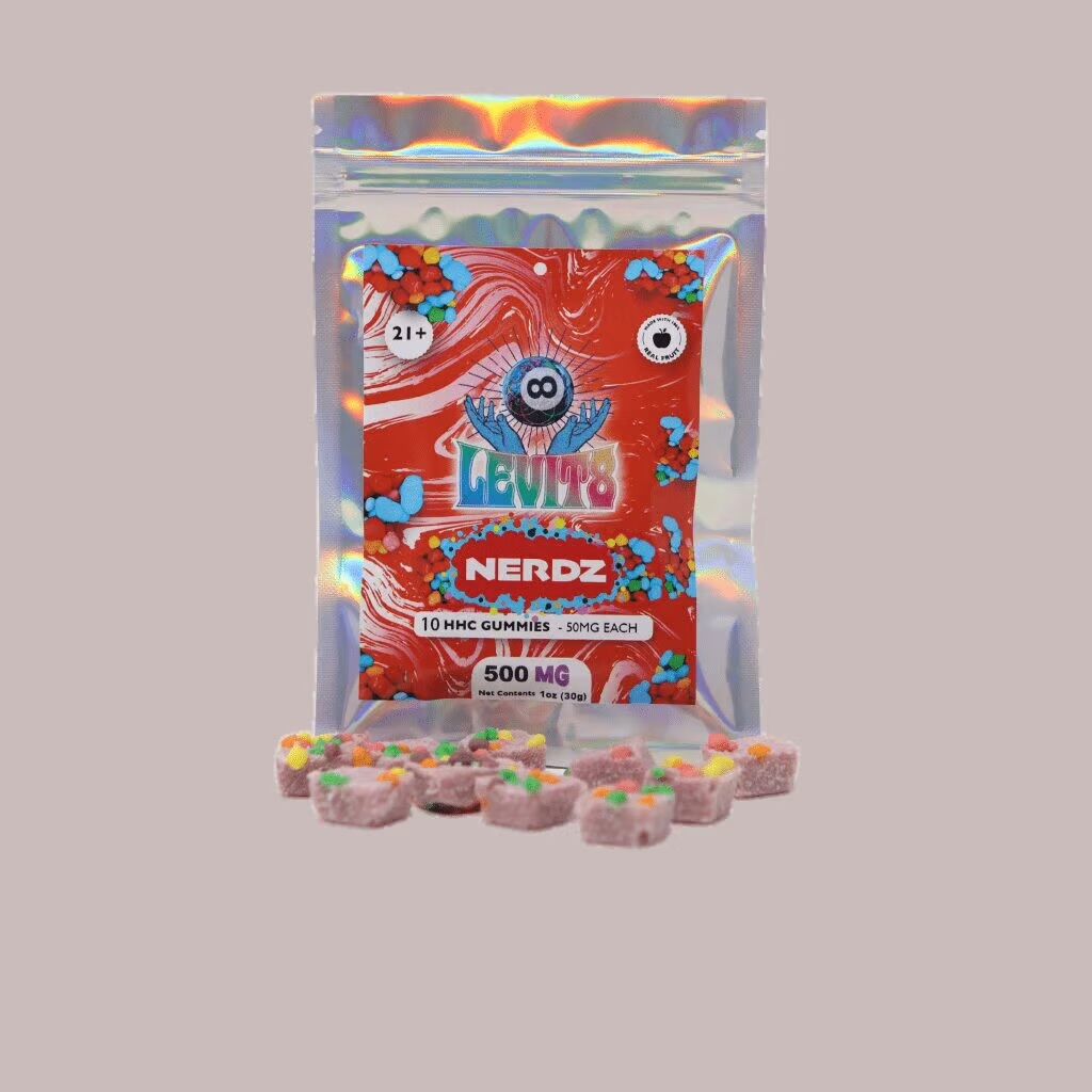 Levit8  HHC Gummies – Nerdz (500mg)